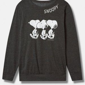 PEANUTS SNOOPY OVERSIZED CREWNECK